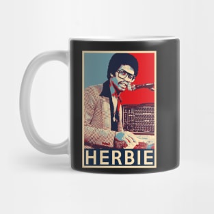 Herbie Hancock Hope Poster - Sizes of Jazz Musician History Mug